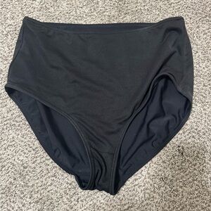 Albion Matte Black High-Waisted Bottoms M